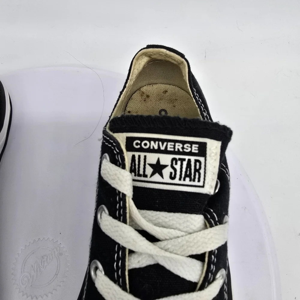Converse Shoes Youth 2 Chuck Taylor All Star Lo Black White Canvas Shoes